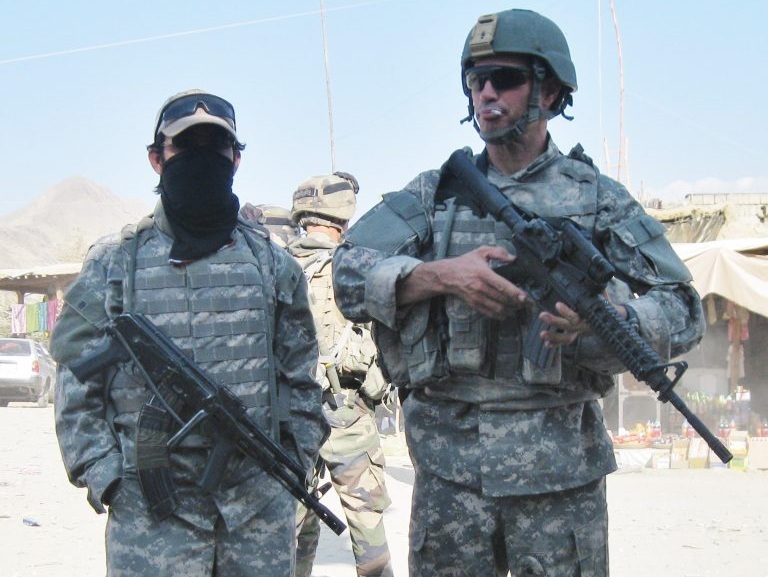 Sgt. Pike on duty in Afghanistan
